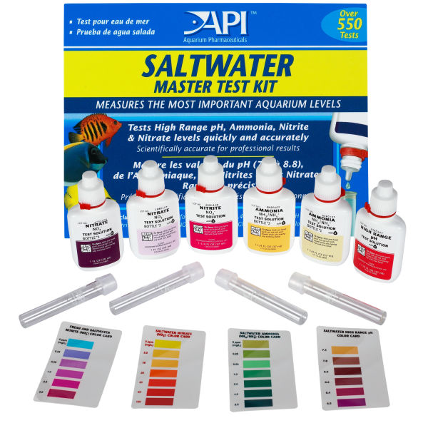 Hagen Nitrite NO2 Test Kit 75 Aquarium Tests for Freshwater Saltwater Reef  Pond